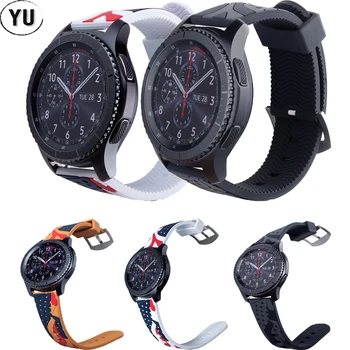 

22mm Strap For Samsung Galaxy Watch 46mm Sports Silicone Replacement Belt Accessories for Gear S3 Amazfit Bracelet Relief patter