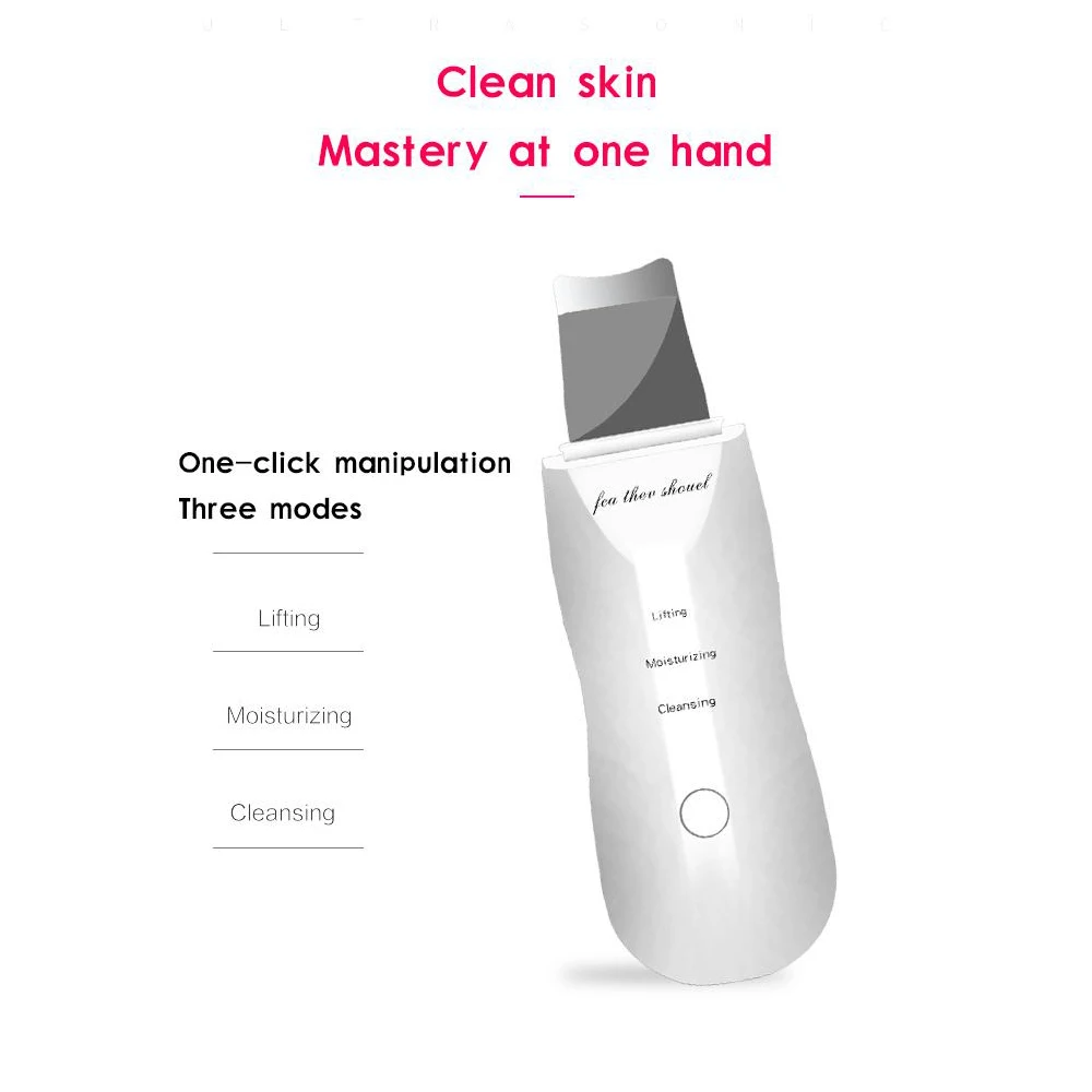 

Skin Scrubber Face Spatula Pores Cleanser Exfoliator Blackhead Remover Comedones Extractor for Facial Deep Cleansing