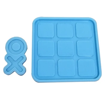 

Crystal Epoxy Resin Mold 9 Grids Toys Casting Silicone Mould DIY Crafts Jewelry Making Tools