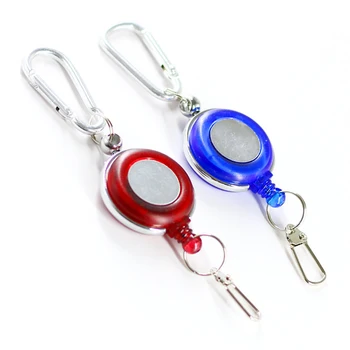 

Name Id Card Badge Retractable Buckle Badge Reel Holder Back Clip Buckle Retractable Key Chain Cable