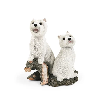 

Fashion Simulated Animal Dog Models Car Display Crafts Wedding Gift Accessories Furnishing Figurines Miniatures Decoration Craft