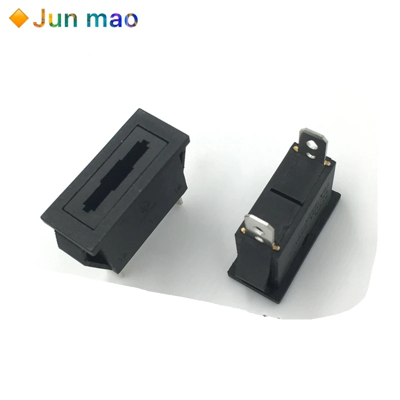 2Pcs/5pcs 15/30A 250v 16A KCD3 2pin Medium Automotive fuse holder Soldering board insurance seat