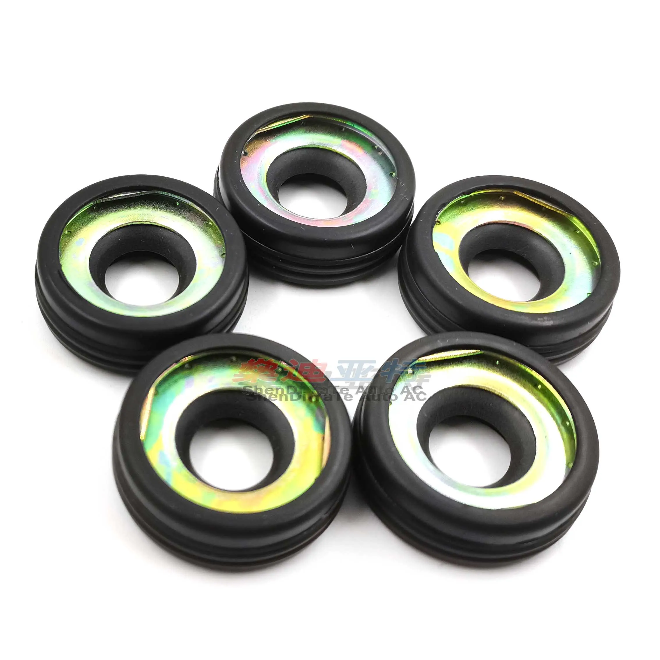 5pcs A/C Compressor Shaft Seal Stamp Oil Seal for Denso 7SBU16 for Mercedes-Benz BMW Audi,Car AC CompressorRepair Parts