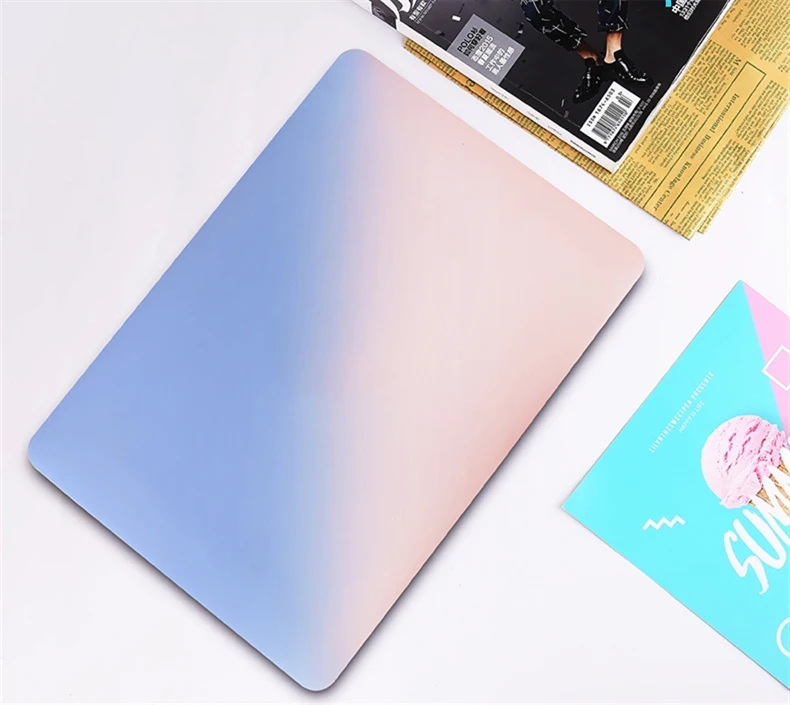Для нового MacBook Air 13 дюймов Чехол 2019 2018 релиз A1932 с дисплеем retina розовый и Serenity