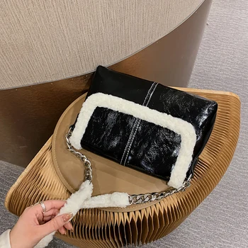 

Trendy Bags Women's Bag 2020 New Fashion All-matching Sense of Quality Messenger Bag Internet Celebrity Shoulder Underarm Bag PU