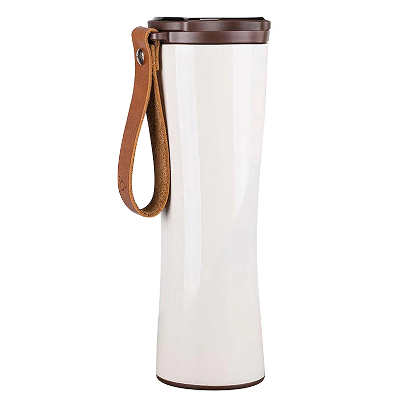 

KissKissFish 430ML Smart Coffee Cup OLED Press Screen Temperature Display Stainless Steel Travel Insulation Coffee Cup with Filt