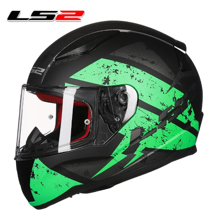 LS2 FF353 гоночный Полнолицевой мотоциклетный шлем Capacete Casco Moto cask руля туристические шлемы caski Motocyklowe - Цвет: Deadbolt Green