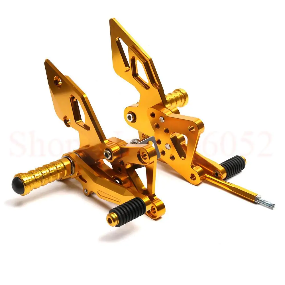 CNC регулируемый задний Набор Rearsets Подножка для ног для YAMAHA R25 R3 - Color: Gold