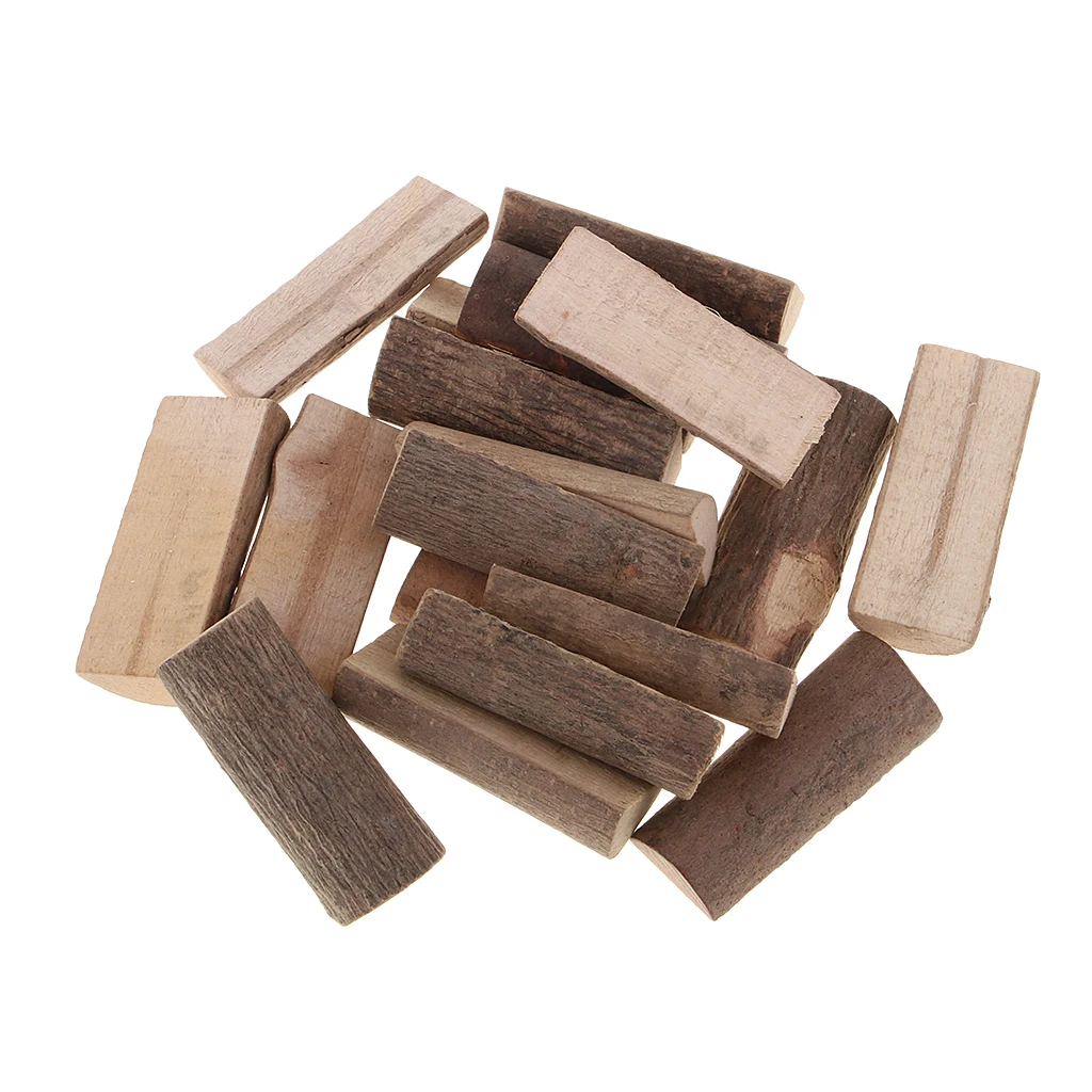 20 Pieces Rustic Small Wooden Log Sticks Natural Tree Bark for Home Decoration & Rustic Wedding Centerpieces DIY Crafts