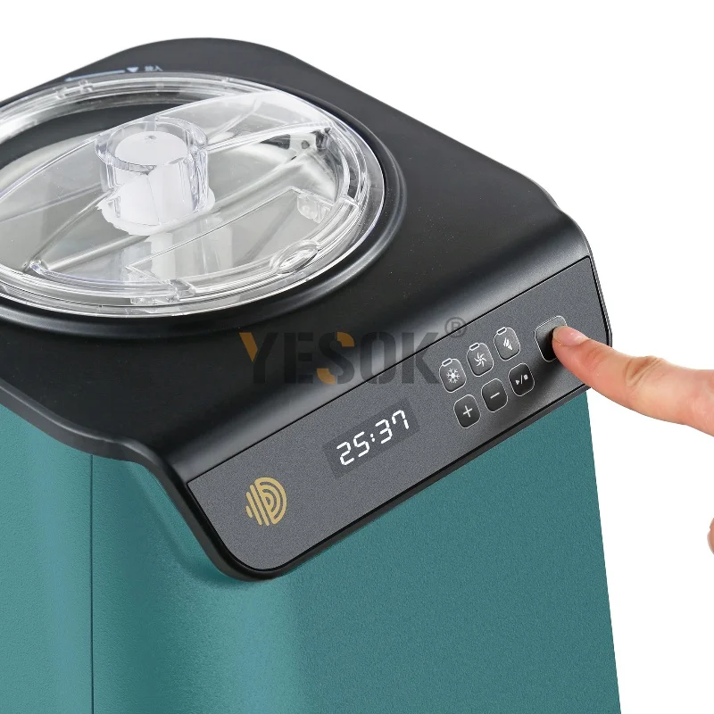 Home Ice Cream Machine Self-cooling Automatic Compressor Refrigeration DIY Ice Cream 2