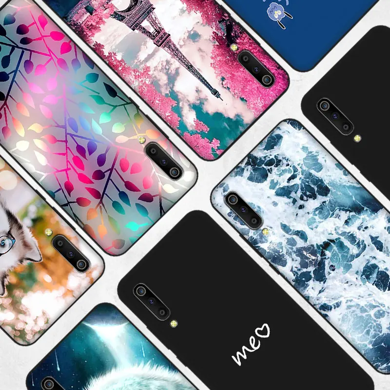 Мягкий силиконовый чехол для телефона A10 A30 A40 A50 Samsung Galaxy A10e A20e черный из ТПУ A70 A80 A90