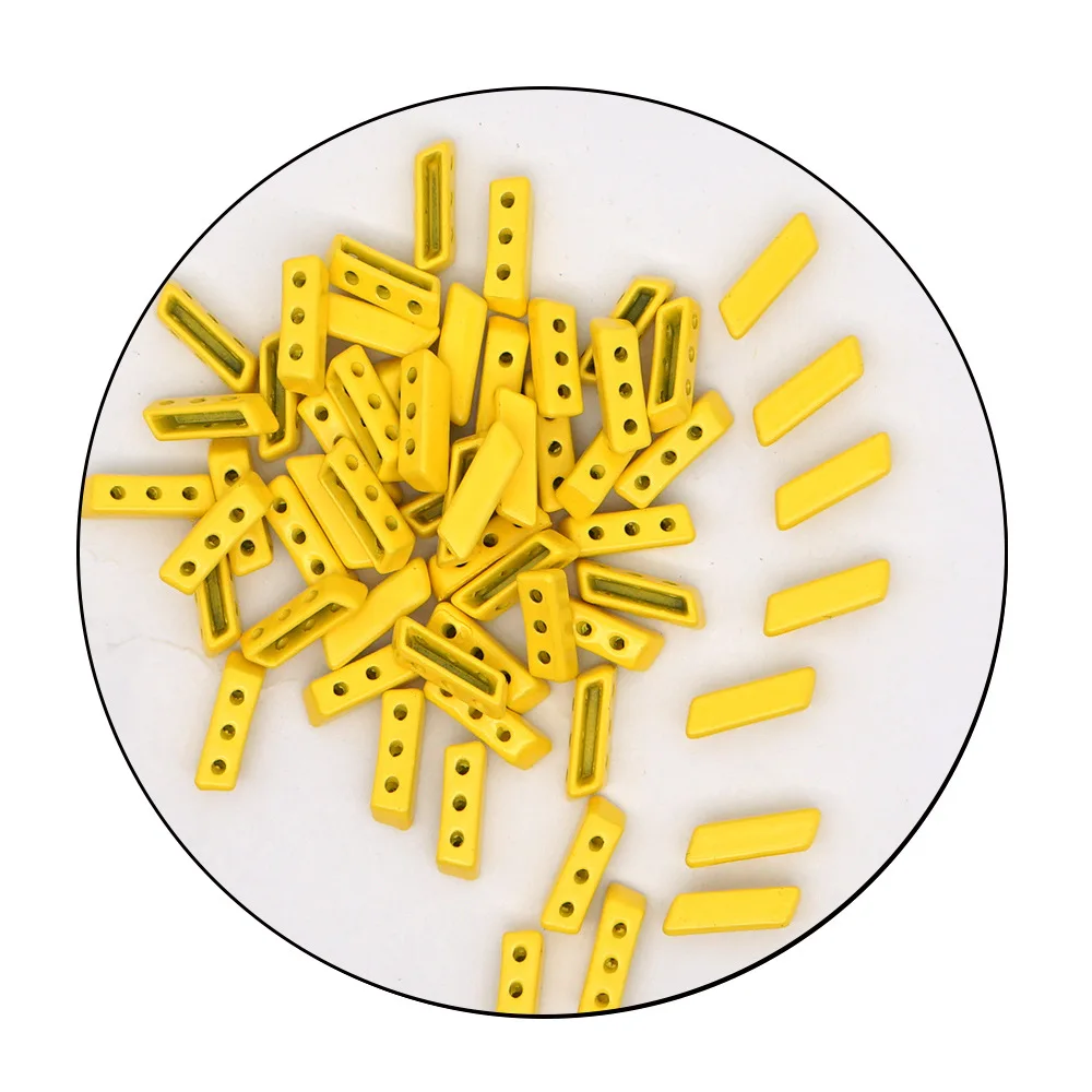 

Бусины JUWANG, 10 шт. \ партия, эмалированные плиточные бусины, браслеты в богемном стиле фурнитура, параллелограммная нить, свободные бусины для изготовления ювелирных изделий