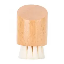 Щетка для чистки лица из бука, лицо поры, глубокое очищение, отшелушивающий массаж