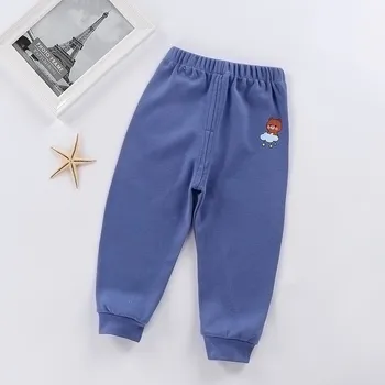 

2020 Children's Trousers Baby Boys Girls Sports Pants Toddler Kids Solid Color Casual Pants Elastic Pant For Autumn Clothing