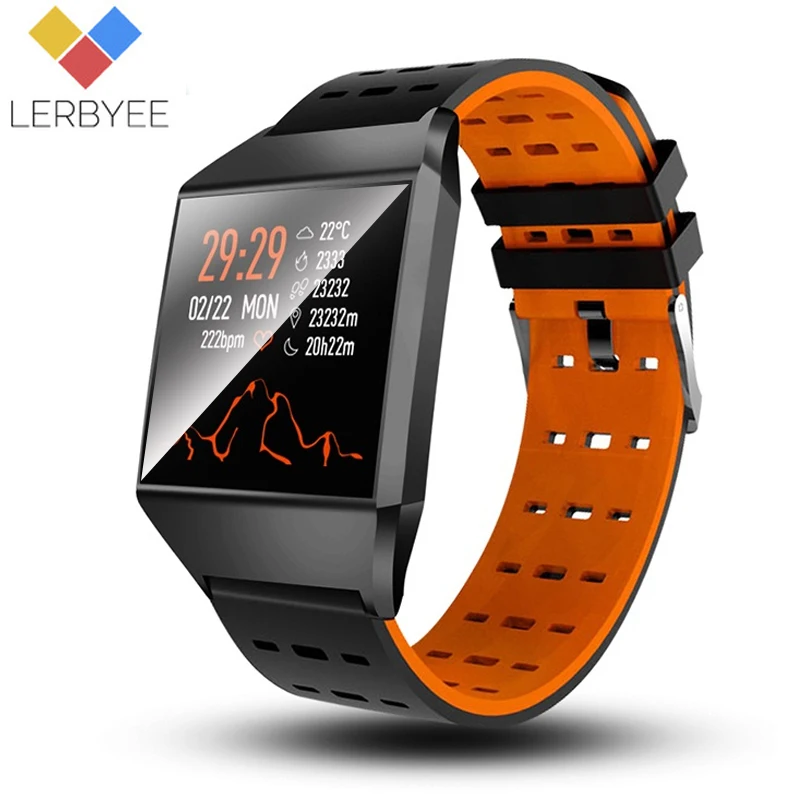 

Lerbyee W1C Sport Smart Watch Heart Rate Monitor Blood Pressure Men Fitness Tracker Life Waterproof fit Anderoid IOS for Women