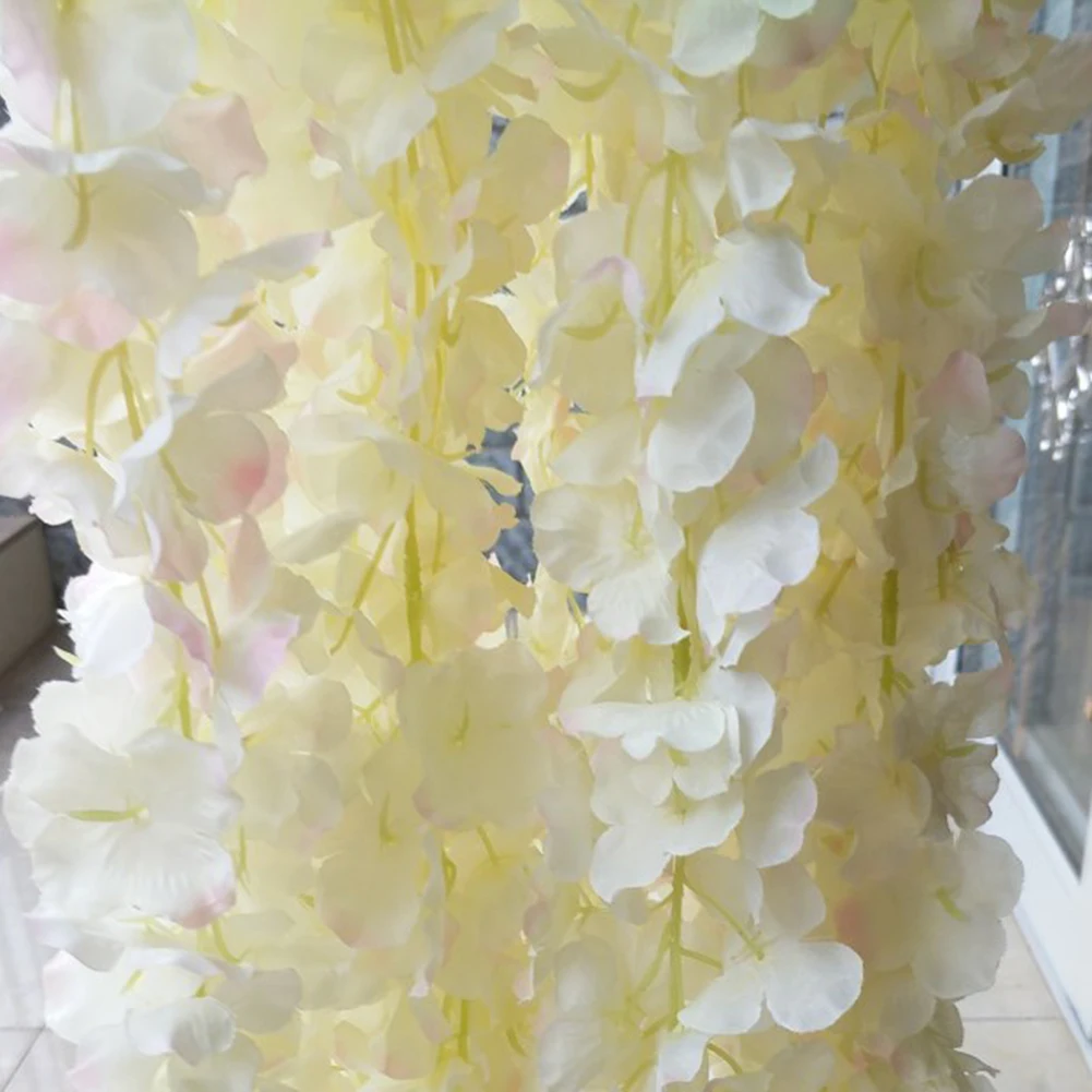 Горячие Свадебные украшения 120 см пластиковые искусственные цветы реалистичные гортензии глицинии цветок свадебные арки вечерние украшения DIY Декор