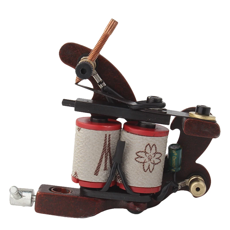 Handmade copper tattoo machine High Quality coil Tattoo Machine for Shader Body Art Gun Makeup Tool