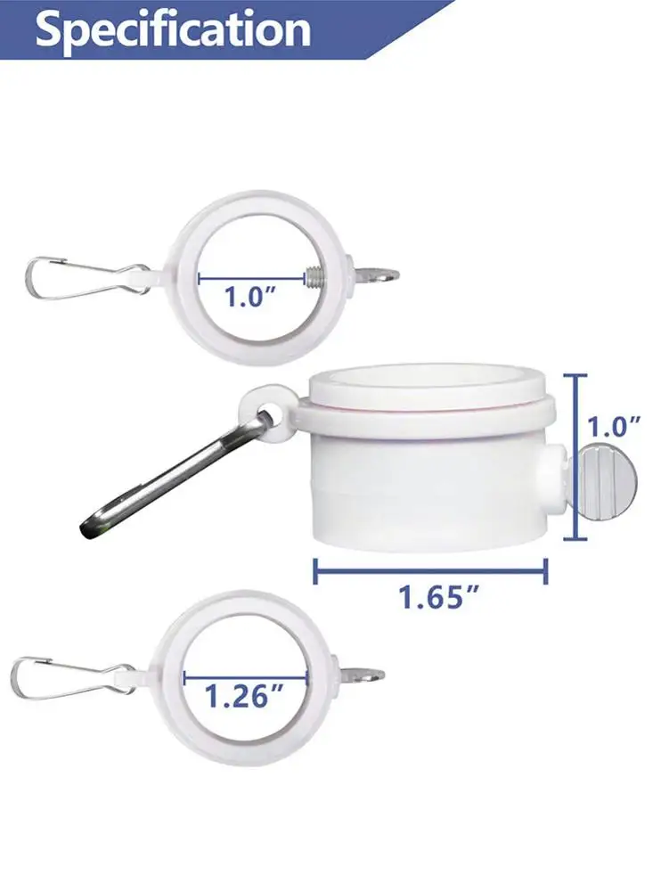 Piezas De Anillos Para Asta De Bandera, Clips Para Asta De Bandera Anillos De Montaje Para Bandera De 125 Pulgadas~p117325382