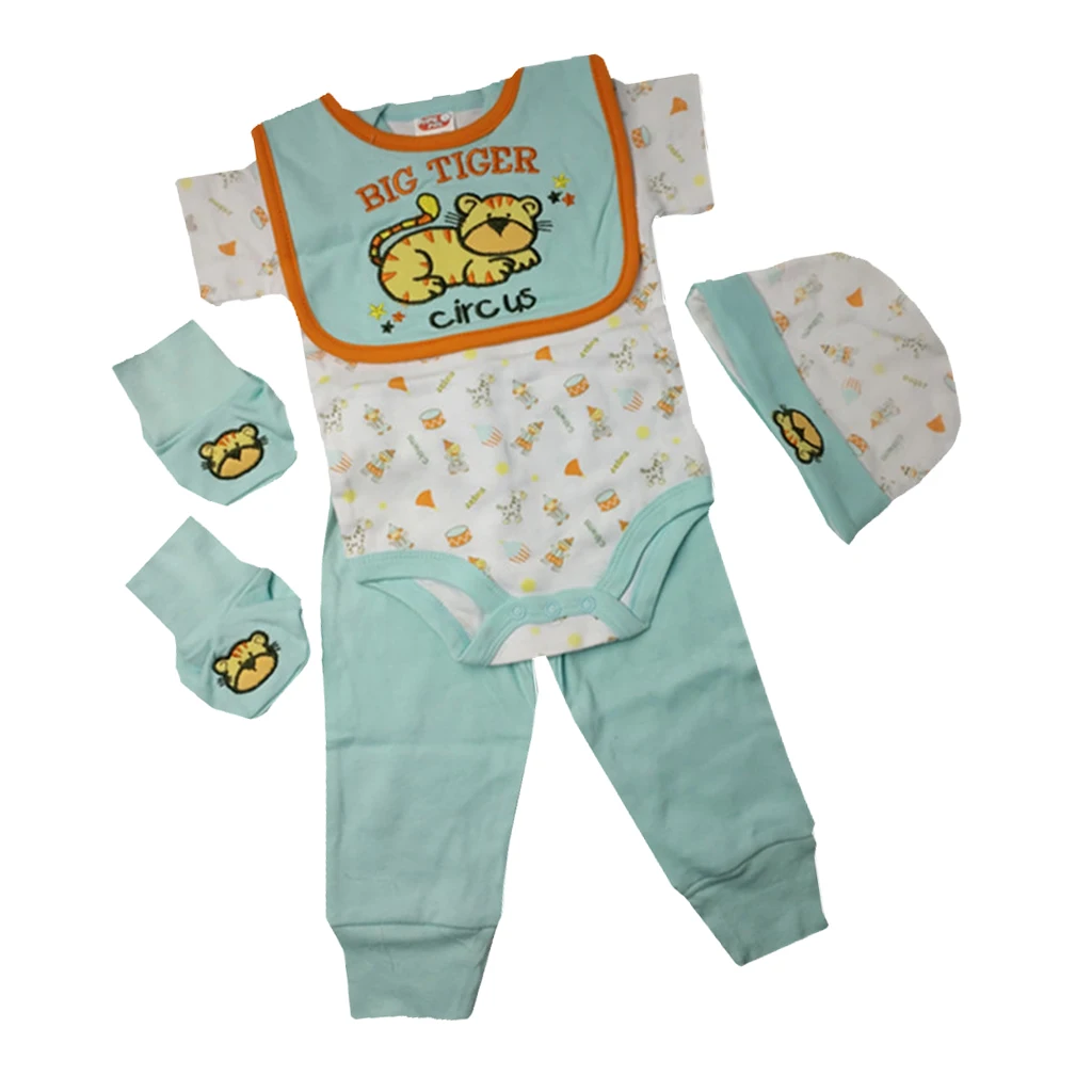 Reborn Boy Dolls Clothes Romper Set Reborn Newborn Baby Doll Clothes For 22-23inch Doll Clothing (Tiger Pattern)