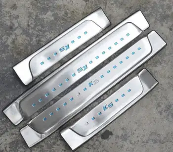 

2016-2019 For Kia K5 Door Sill Scuff Plate Welcome Pedal Stainless Steel Car Styling Accessorie fast ship