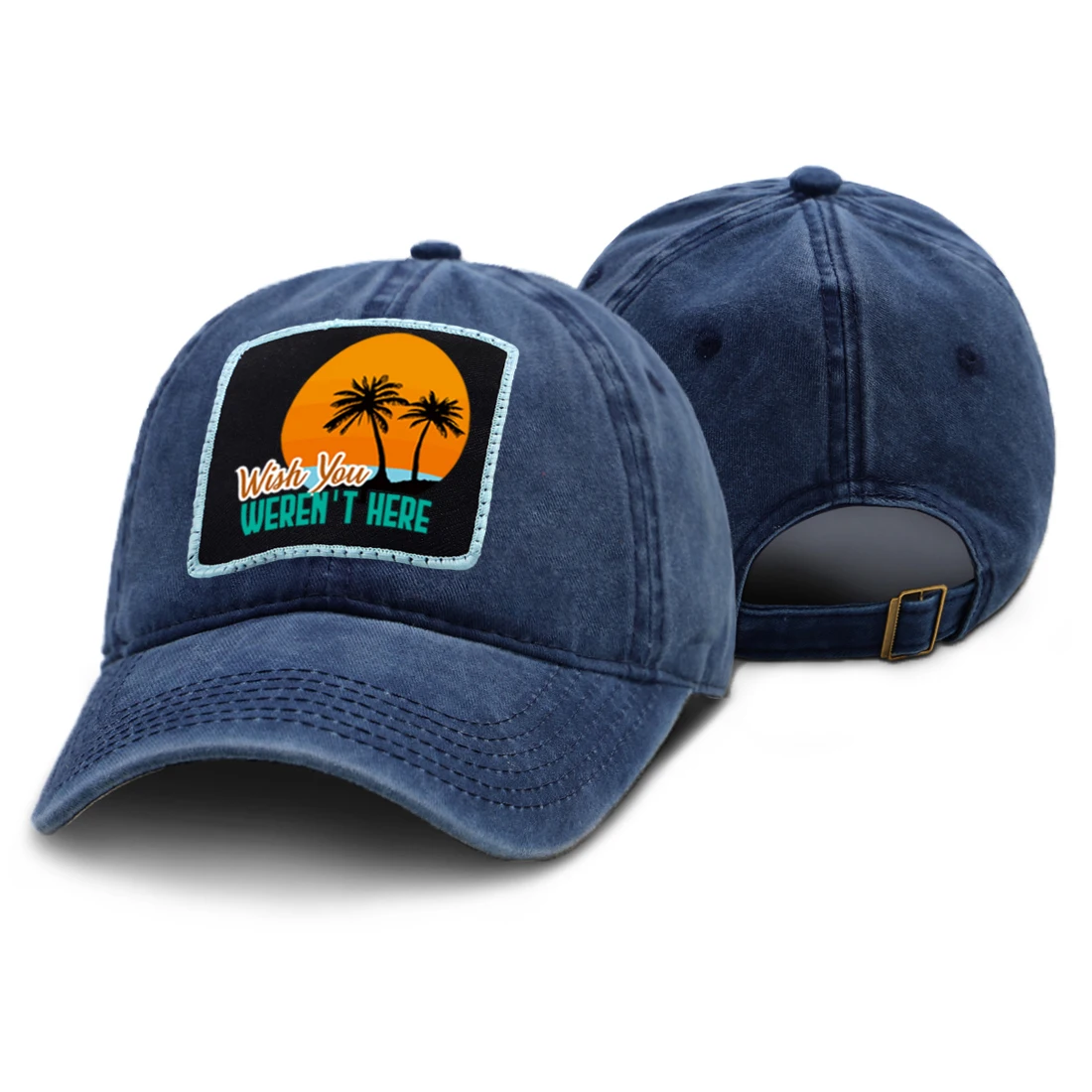 

Sunscreen Mens Baseball Cap Wish You Weren't Here Light Board Adjustable Snapback Caps Ladies Retro Summer Gorras Para Hombre