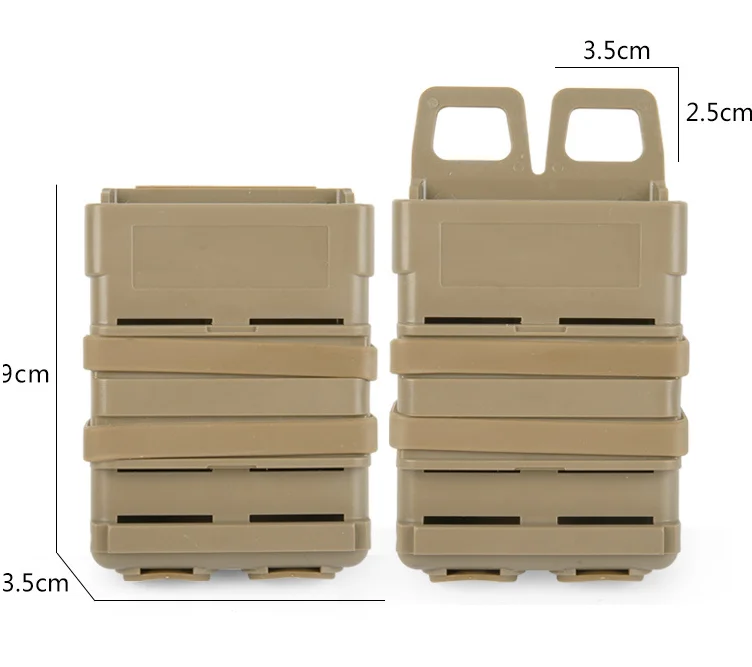 7,62 Тип Molle FastMag Журнал Клип держатель сумка набор