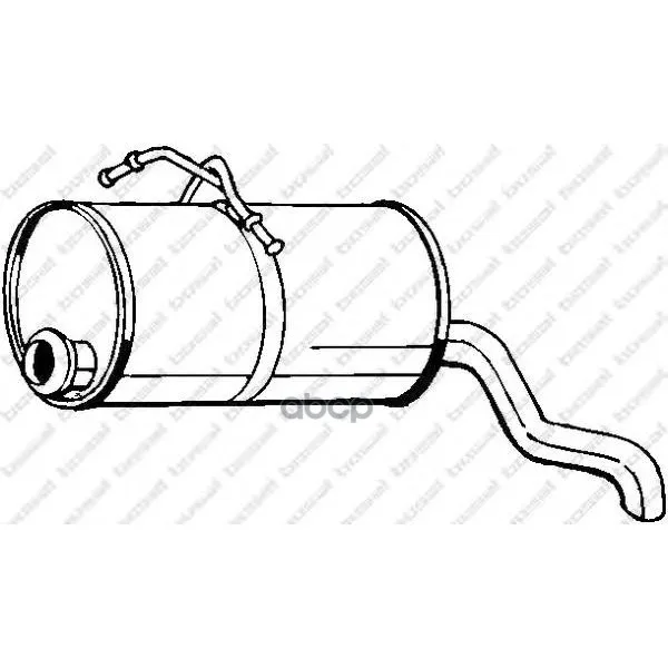 Глушитель Задний Bosal арт. 190-129