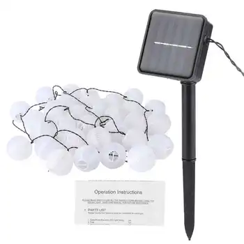 

30LED Solar Lanterns Waterproof String Lights for Garden Outdoor Wedding Party Decoration