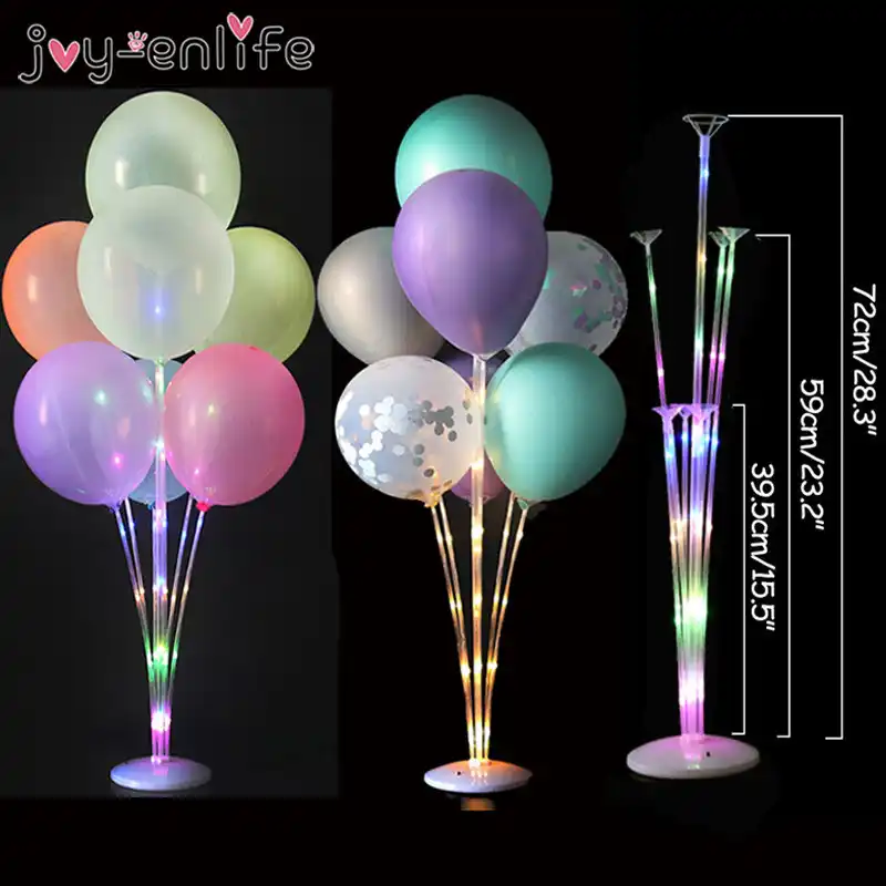 Birthday Party Balloons Stand Balloon Holder Column Plastic Balloon