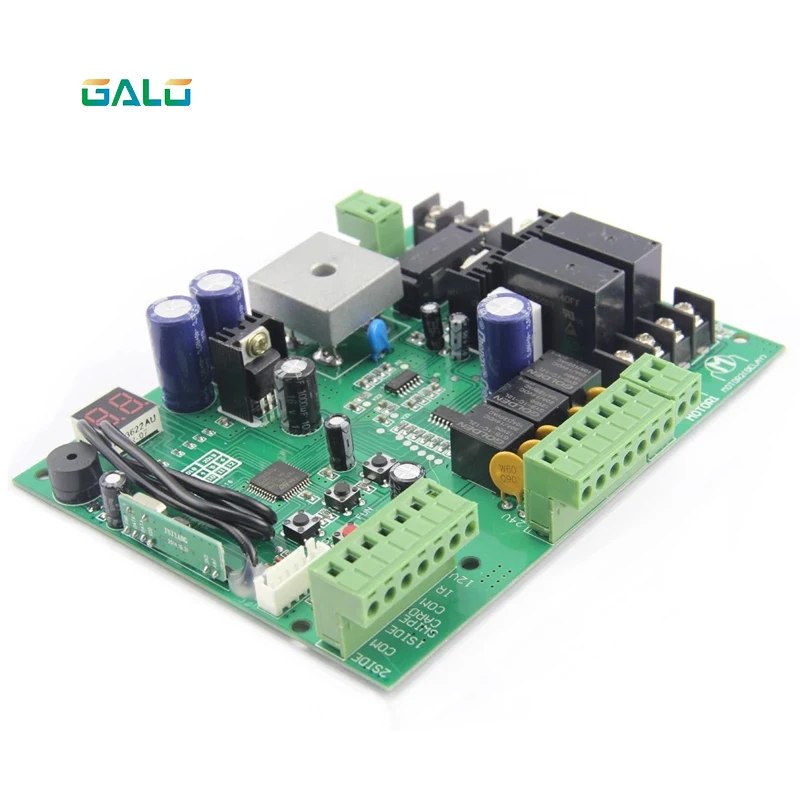 GALO плата управления качающимися воротами подключается к резервной батарее или солнечной системе с дистанционным управлением