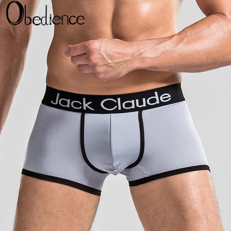

2019 New fashion Men's Boxer Shorts Thin Sexy Men's Underwear Free of Freight
