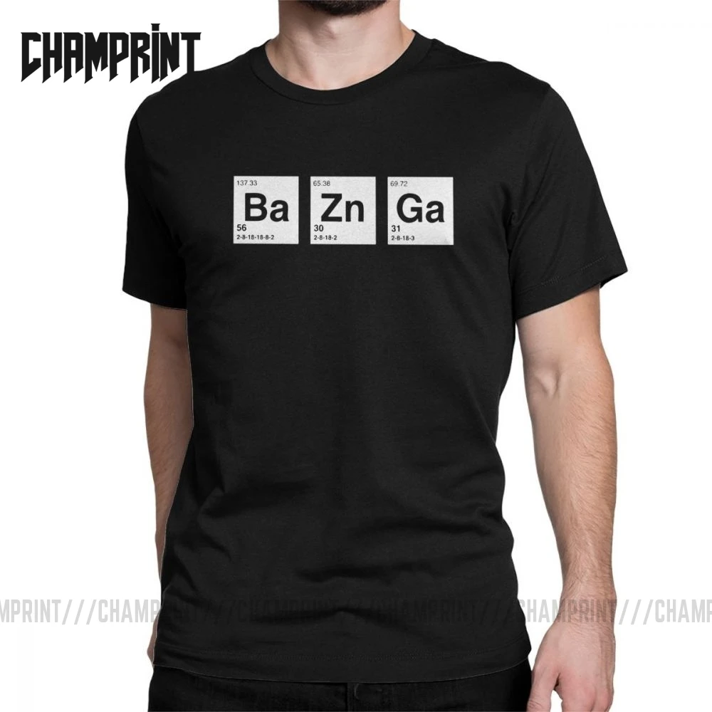 Men's Clothing BAZINGA PERIODIC TABLE MENS T SHIRT BIG BANG THEORY ...