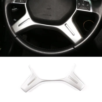 

for Mercedes Benz C Class W204 2011-2013 Silver ABS Steering Wheel Frame Panel Cover Decorate Trim