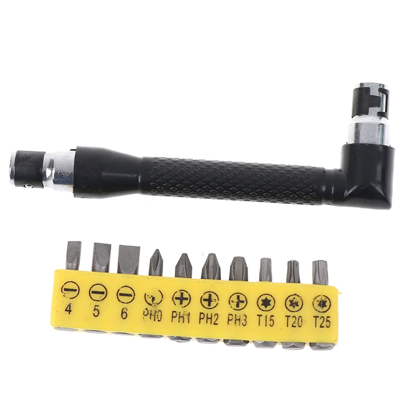 

Dual Head L-shaped Mini Socket Wrench 1/4" 6.35mm Screwdriver Bits Key Utility Tool And Screwdriver Bit Drill Set