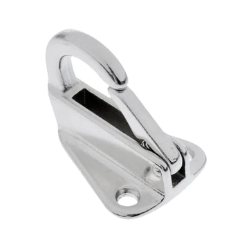 

Marine Boat Fender Hooks Stainless Steel Spring Snap Type Fender Fending Hook Hanger 1 Pcs