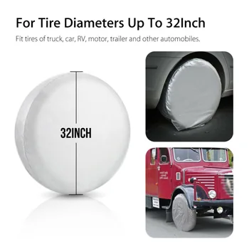 

Sun-proof Wheel Tire covers 32inch Polyester Oxford cloth Protector 4pcs