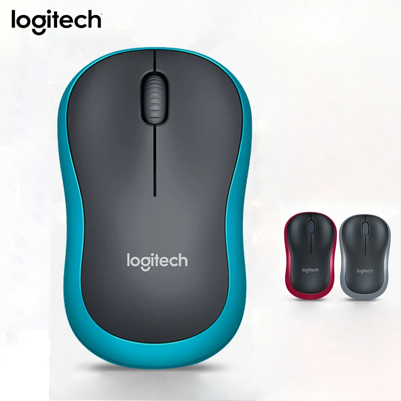 Мышь Logitech M185 2 4 ГГц беспроводная мышь для ноутбука ПК Компьютерные Мыши с USB нано