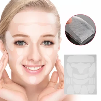 

256PCS Facial Line Wrinkle Remover Pads Reusable Anti-Wrinkle Face Pads Silicone Face Patches Smoothing Face Skin Lifting Patche