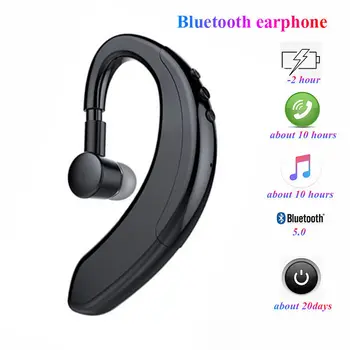 

Bluetooth Earphone V5.0 Wireless Headphones Handsfree Headset HD Talking with Microphone Mini auriculares HiFi Business headset