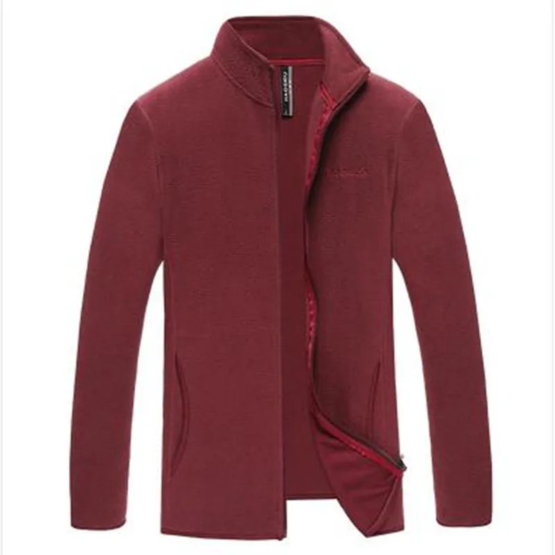 Новинка, мужская и женская зимняя флисовая куртка, Мужская Уличная туристическая куртка для альпинизма, трекинга, лыжного туризма - Цвет: Красный
