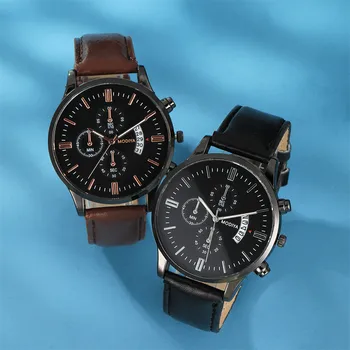

Rose Gold Women's Wristwatch Watches Elegant Ladies Watch Casual Female Leather Quartz Wrist Watch Montre Femme