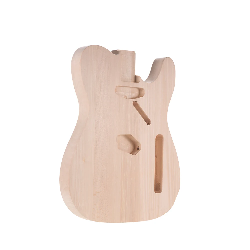 Muslady TL-01T DIY электрогитара корпус липа материал необработанные гитарные тела пользовательский корпус гитары Части