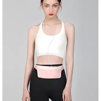 

Sports Running Waist Bag Female Reflective Night Mobile Phone Bags Marathon Equipment Fitness Invisible Belt