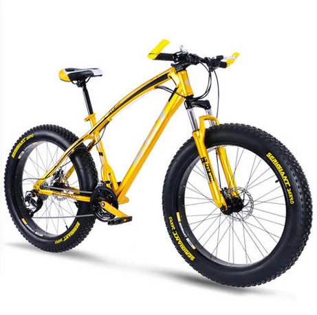 gold X-Front бренд снегоход 21/27 скорость 2" 4 Fat Tire MTB горный велосипед внедорожный редуктор для велосипеда - Цвет: gold