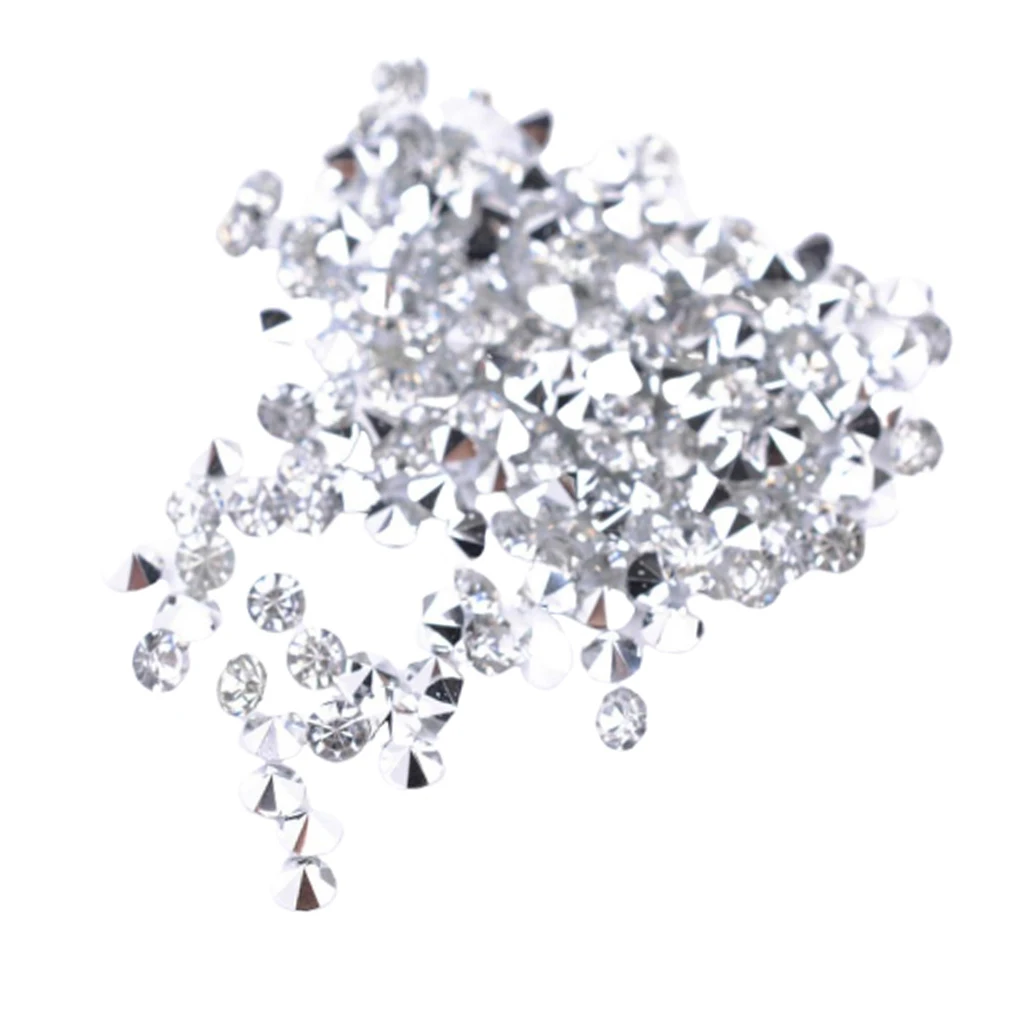 5000pcs 3mm Clear Wedding Table Scattering Crystal Resin Diamond Gemstone for