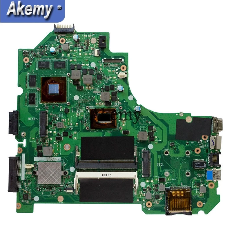 Akemy K56CM Laptop motherboard For Asus K56CM K56CB K56C S550CM S550C Teste mainboard original I5 CPU GT635M-2G