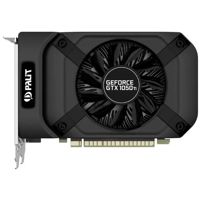 Видеокарта ПК Palit GeForce GTX 1050 Ti 1290Mhz PCI-E 3.0 4096Mb 7000Mhz 128 bit DVI HDMI HDCP StormX | Компьютеры и офис
