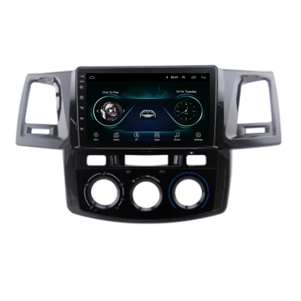 Android 10 1/9/8.1 для Toyotal Fortuner/HILUX Revo / Vigo 2004 2013 2014 мультимедийный стерео автомобильный DVD