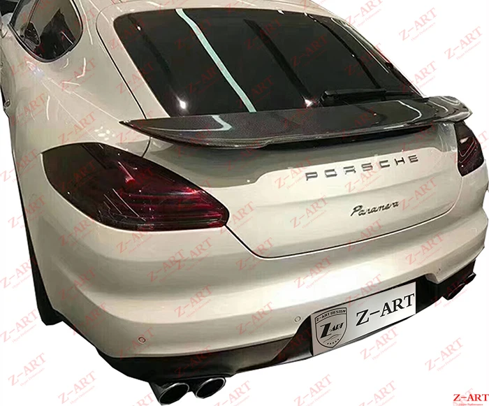 Задний спойлер из натурального углеродного волокна для Porsche Panamera 2014 2017 заднее