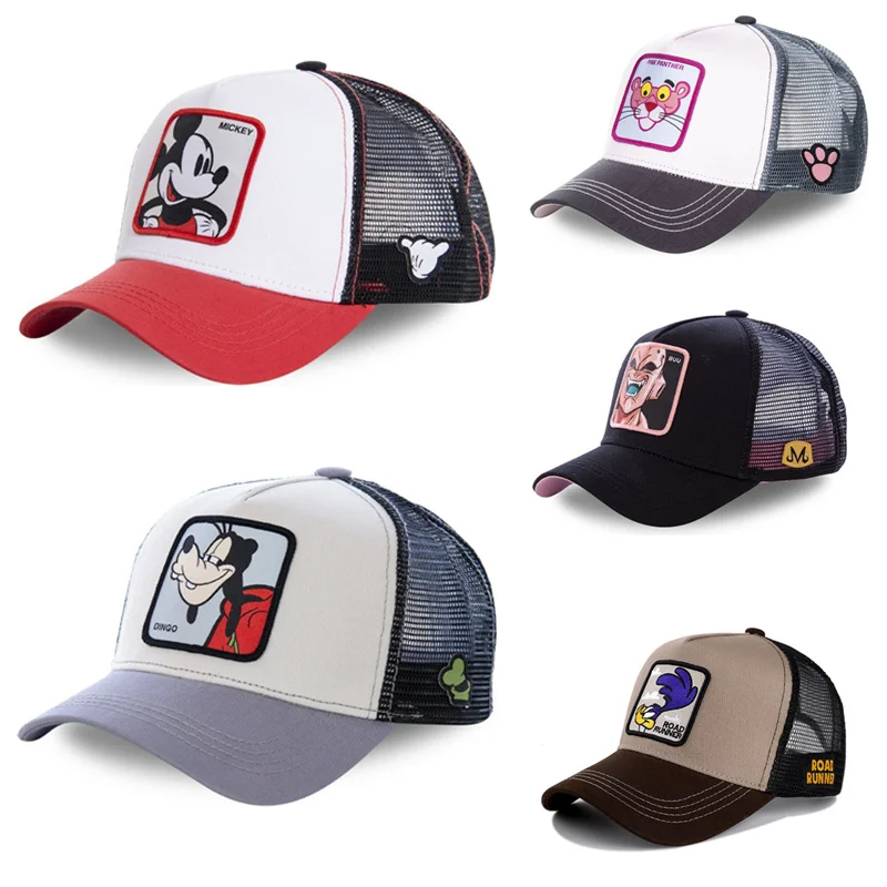 Новая брендовая Розовая пантера Драконий жемчуг Snapback хлопковая бейсбольная кепка для мужчин и женщин хип-хоп папа сетчатая Кепка Дальнобойщик Прямая поставка